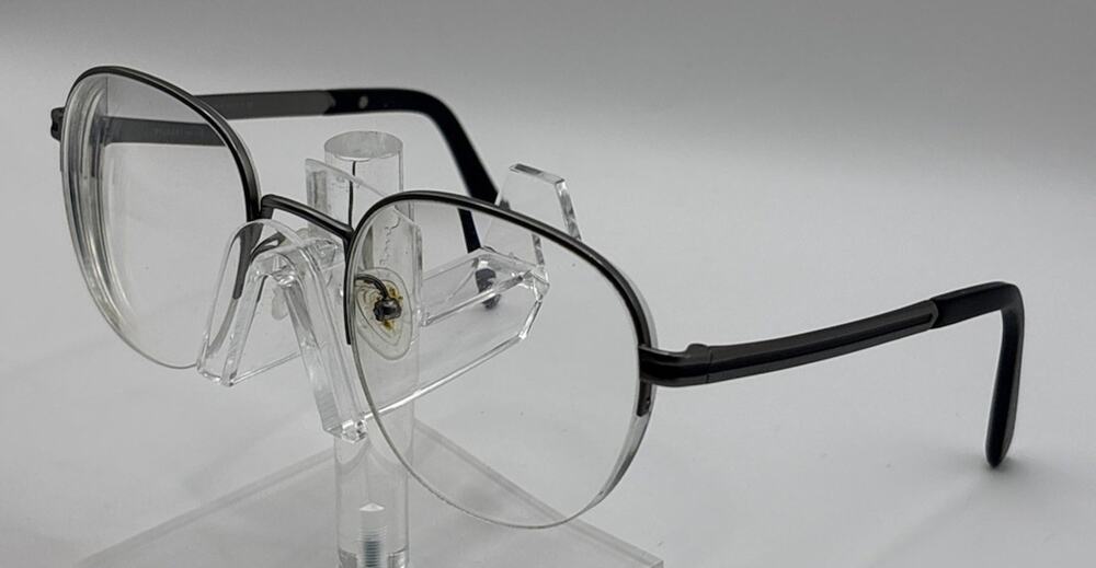Bvlgari 1114 195 Gray Rimless Eyeglass Frames 52-22 145 Designer Italy